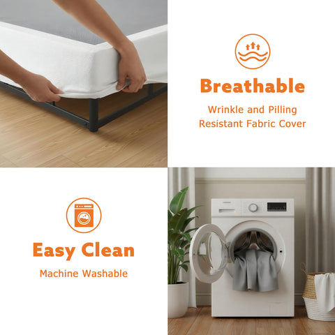 ZASHONT silent support promises peaceful nights and steady mattress alignment.