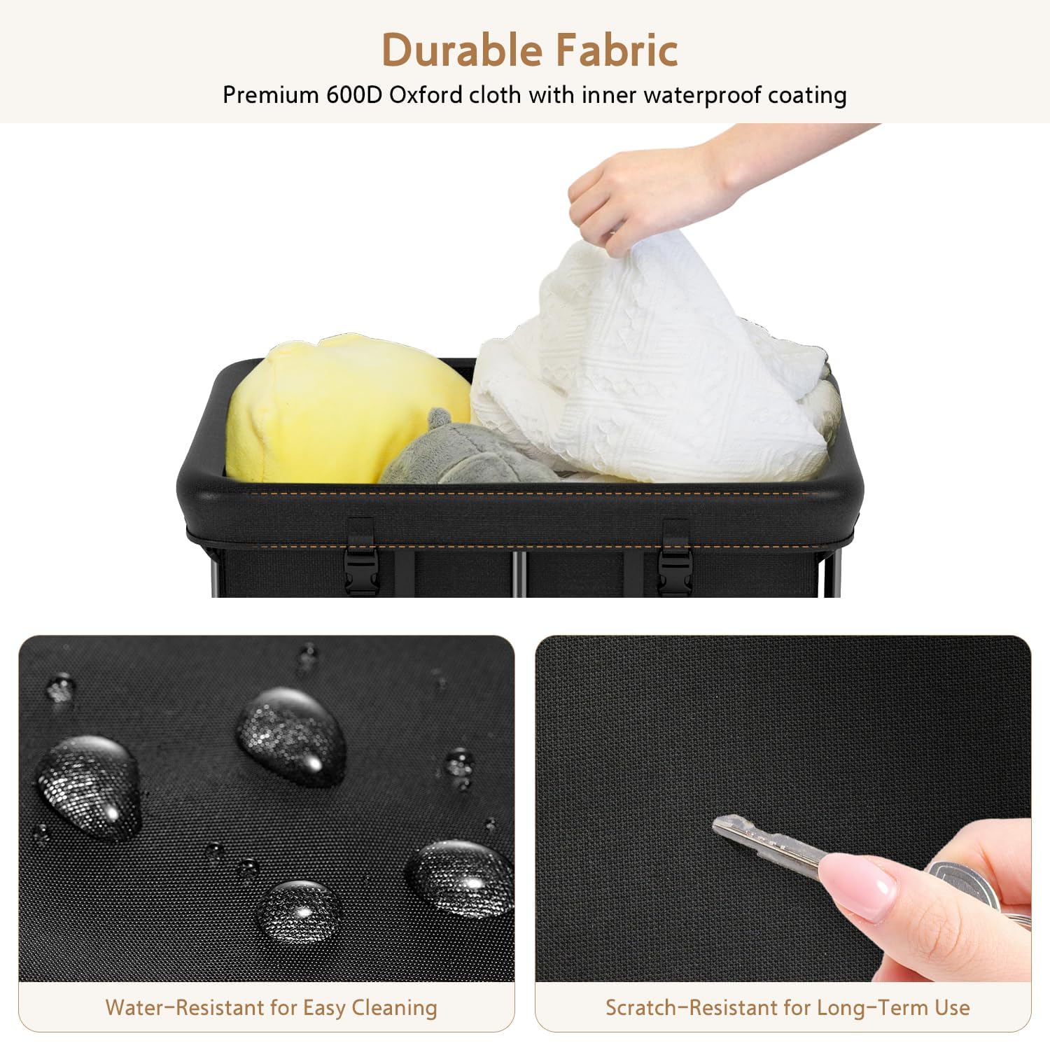 ZATOCL front net pocket stores small items for quick access.