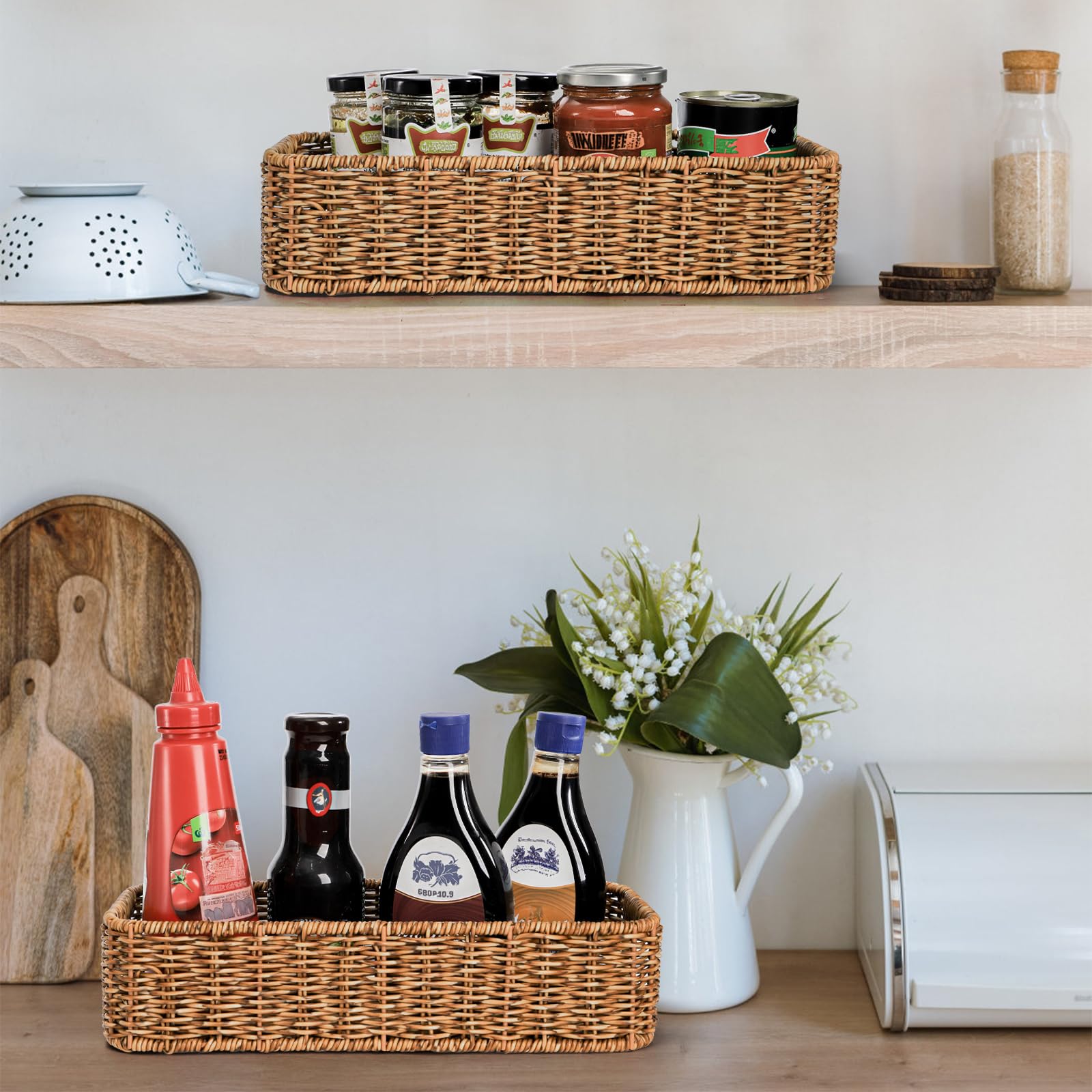 ZAVOOS durable PP material for long-lasting bathroom storage and easy cleaning.