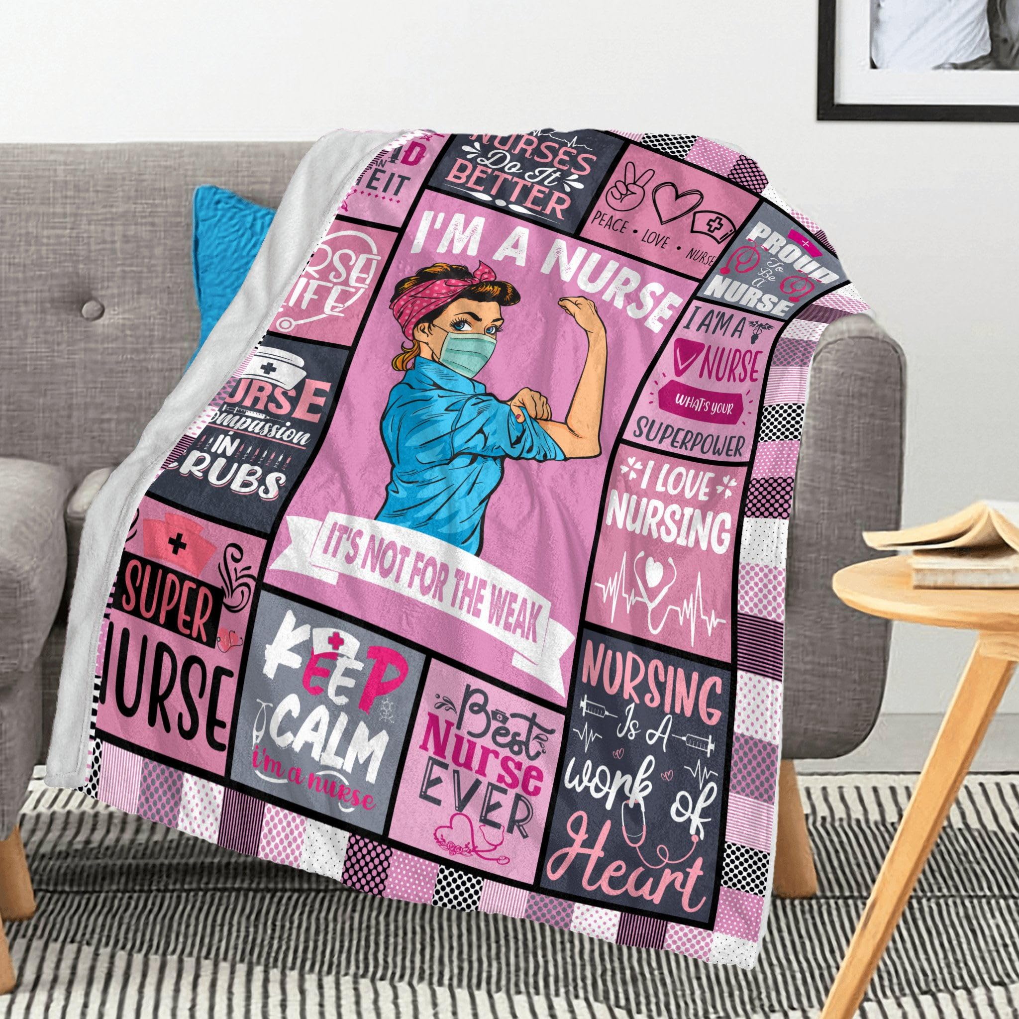 Zawqiye blanket rolled for gifting, a practical graduation or retirement present.