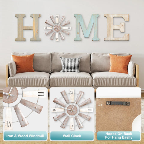 ZAZIWZ farmhouse sign available in four colors to suit any room.