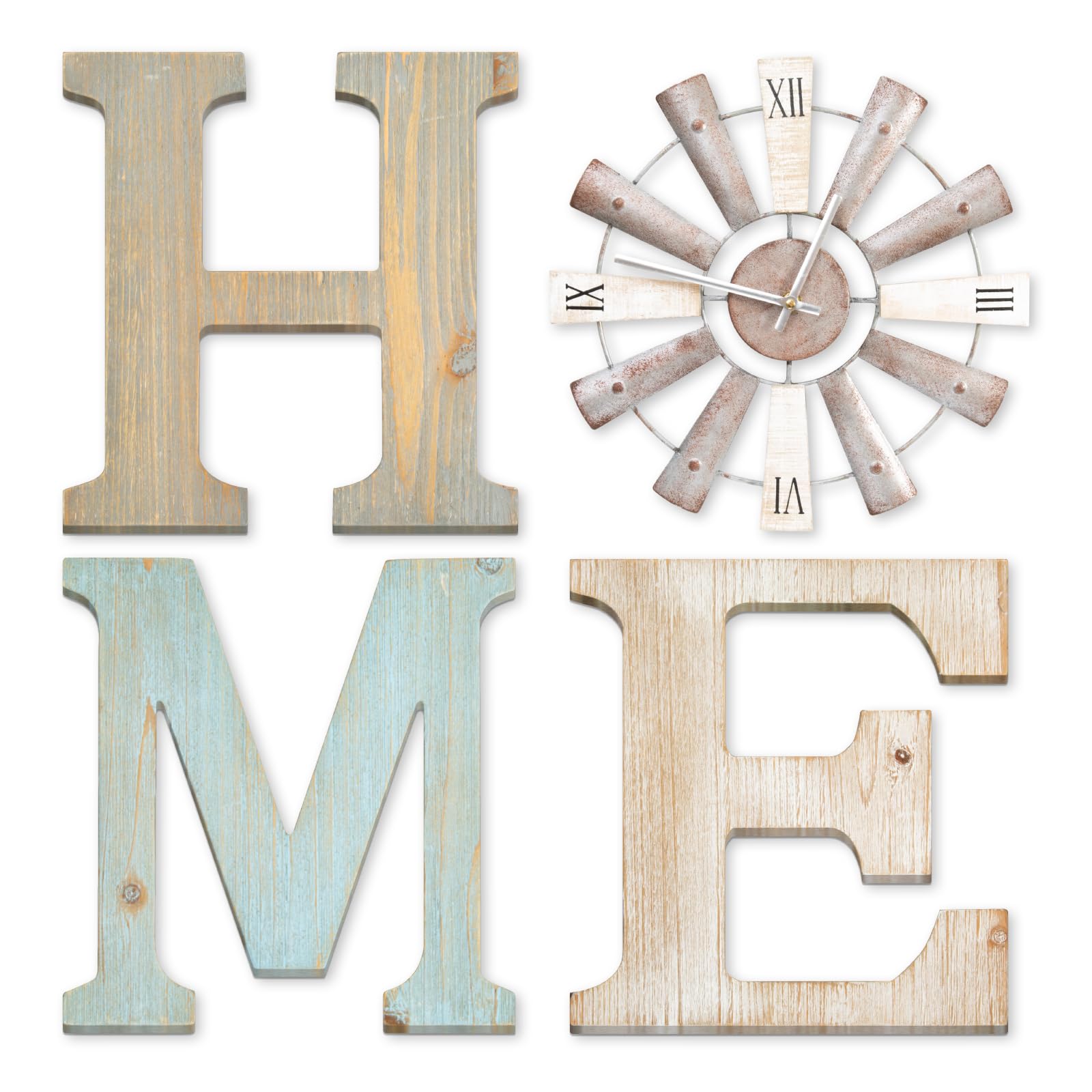 ZAZIWZ farmhouse sign HME letters in MDF offer bold wall decor.