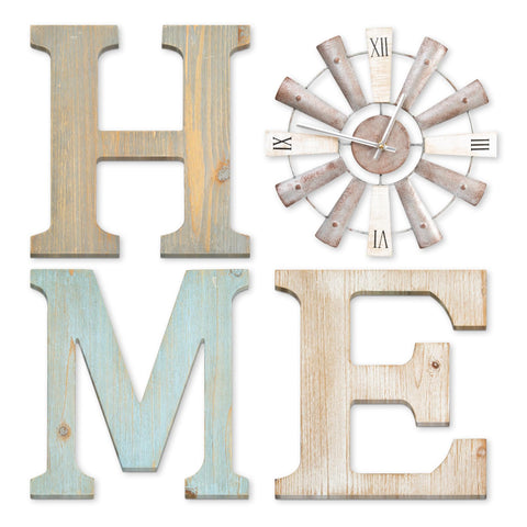 ZAZIWZ farmhouse sign HME letters in MDF offer bold wall decor.