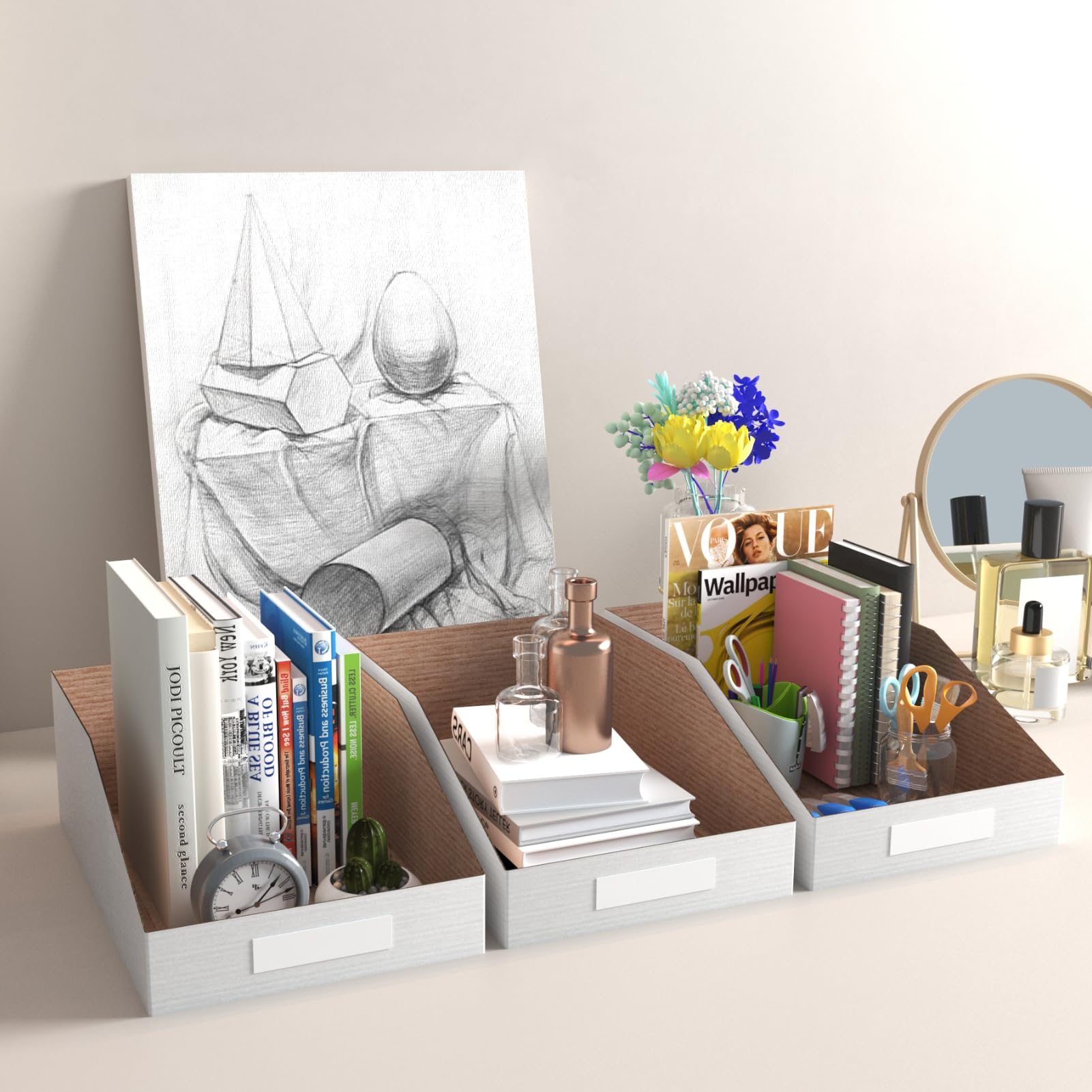 ZBEIVAN Triple-layer cardboard delivers durability for daily use.