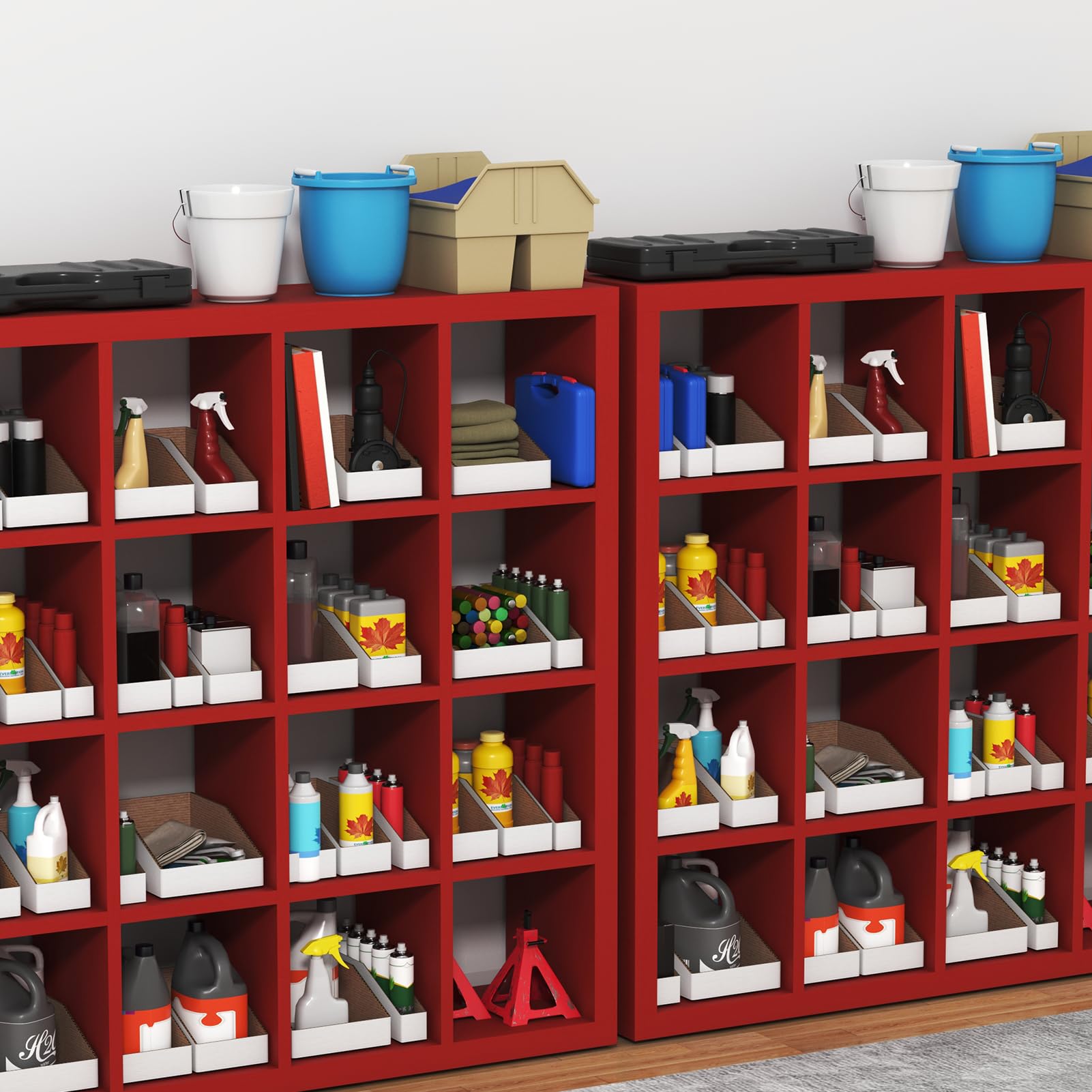 ZBEIVAN Versatile bin suitable for pantry, file storage, and shelves.
