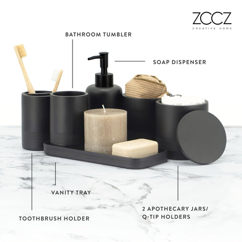 ZCCZ vanity tray complements decor and stores small items