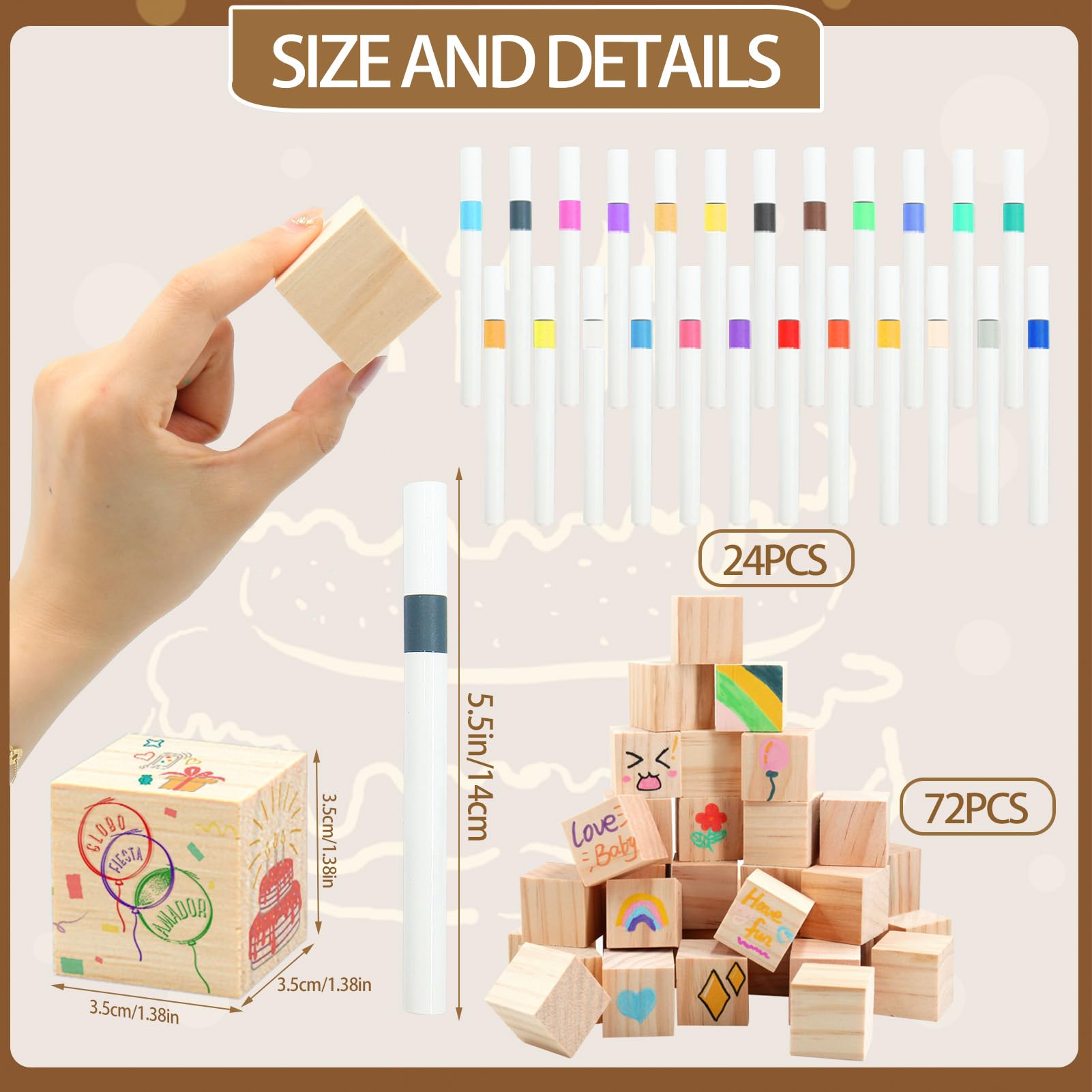 ZCPTZ 24 colored pens for vibrant, mess-free drawings.