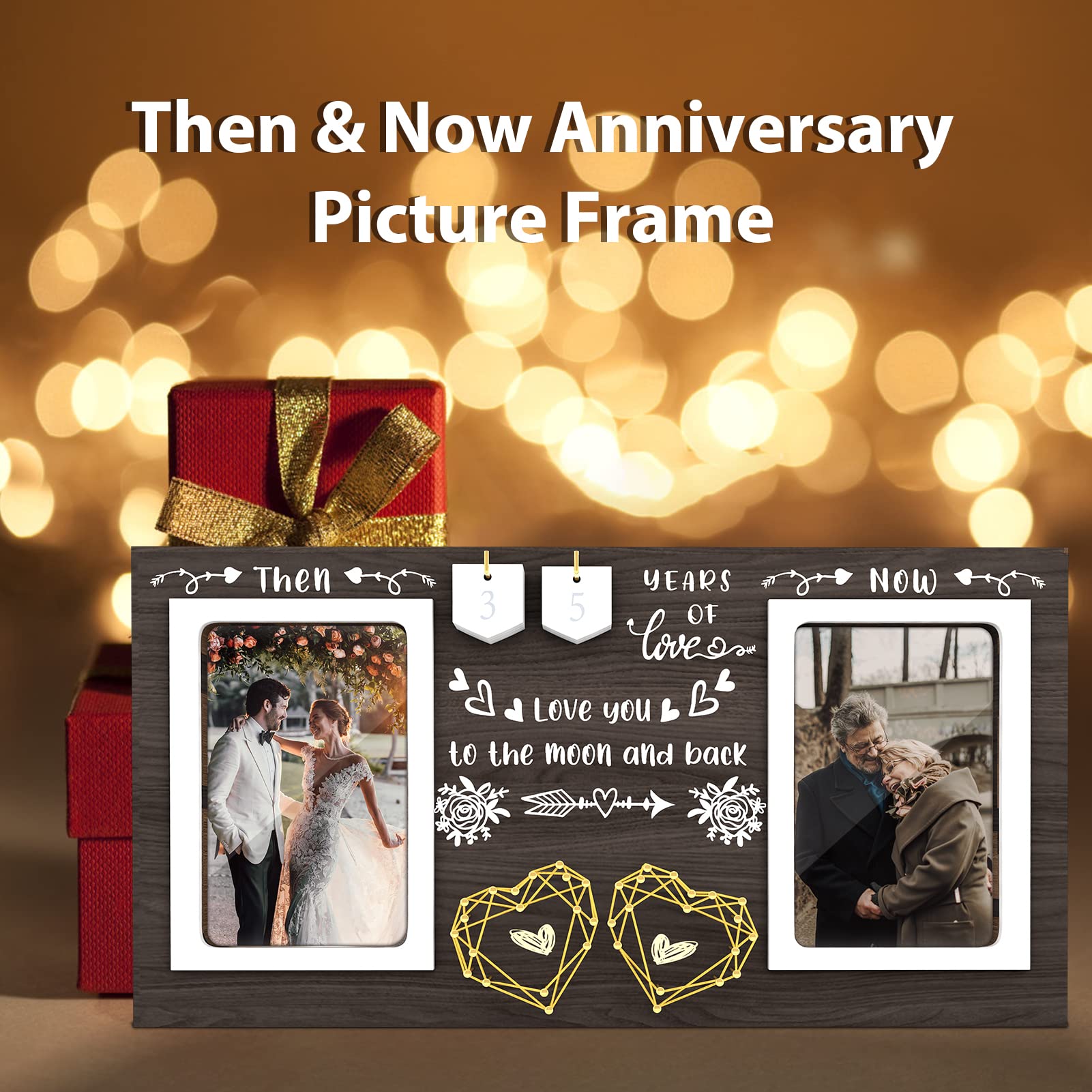ZCPTZ Then & Now couple display adds warmth to living spaces.