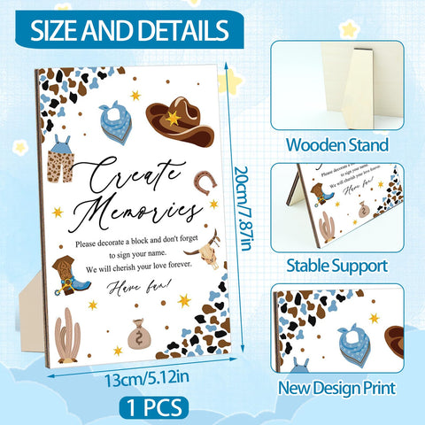ZCPTZ wooden blocks set with 72 pieces for creative, interactive messages.
