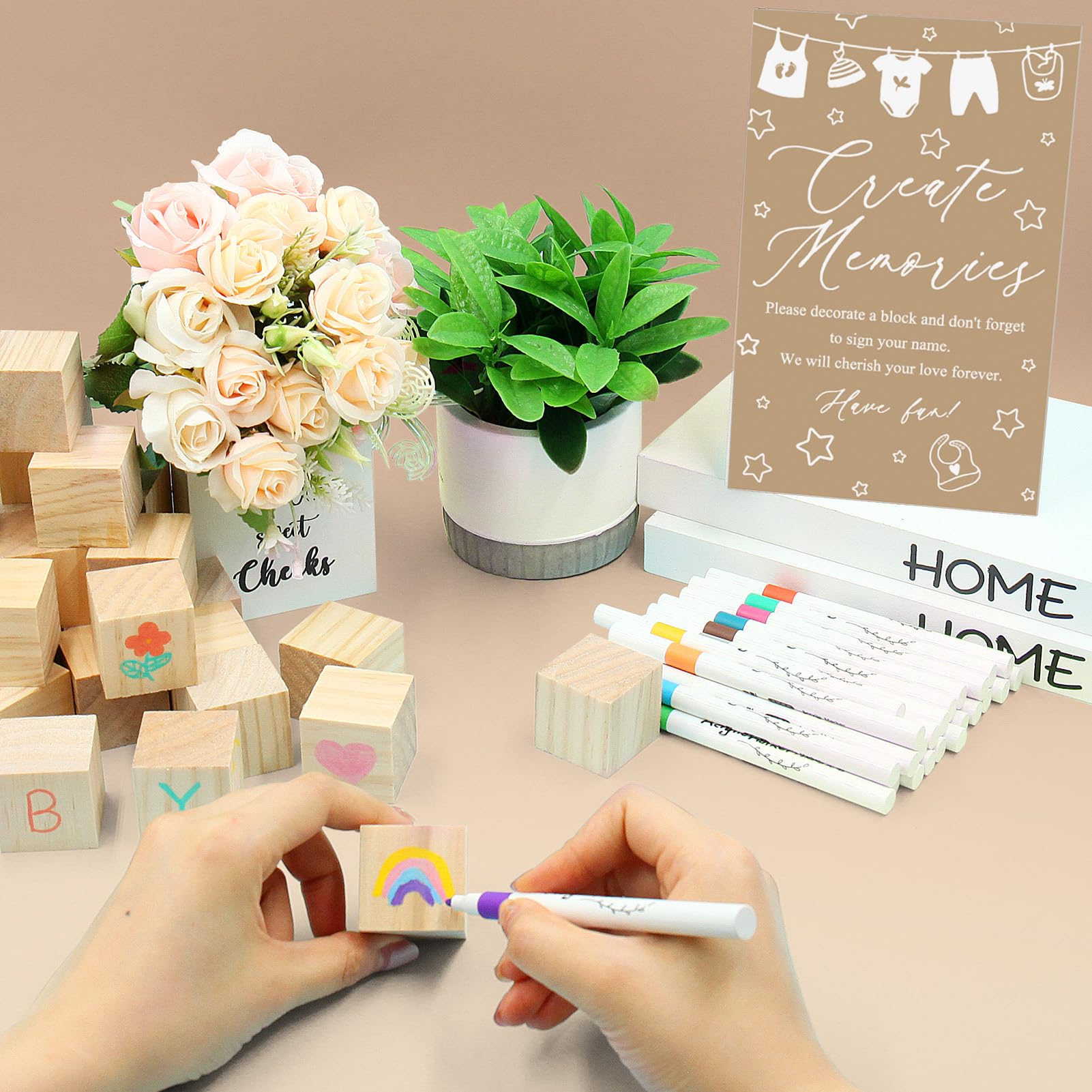 ZCPTZ odorless wooden materials ensure comfortable DIY crafting.