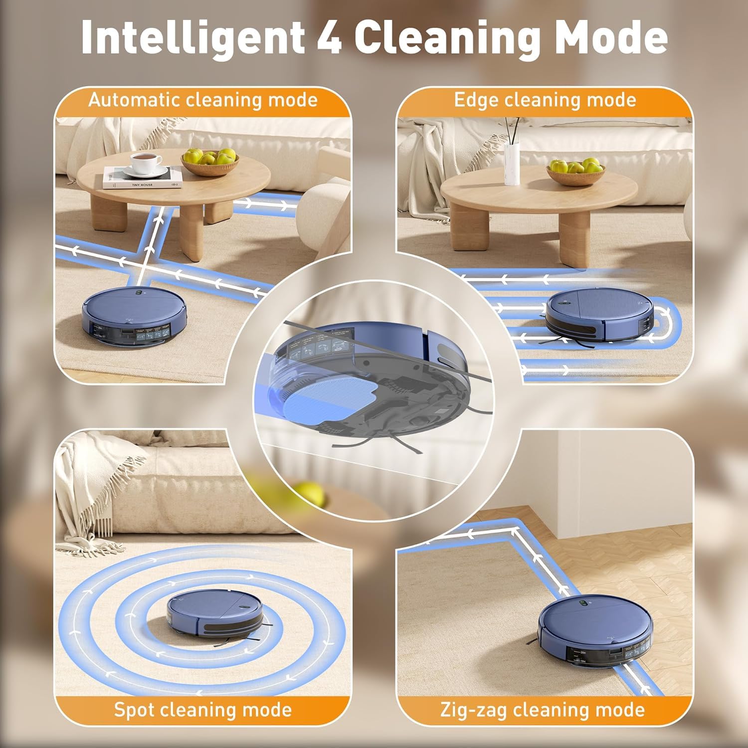 ZCWA Mop Tank with 230ml capacity for streak-free mopping.