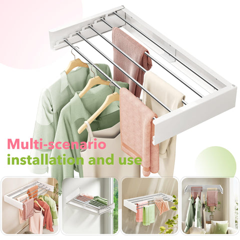 ZdwCyl compact 1-inch thick wall-mount folds flat against the wall.