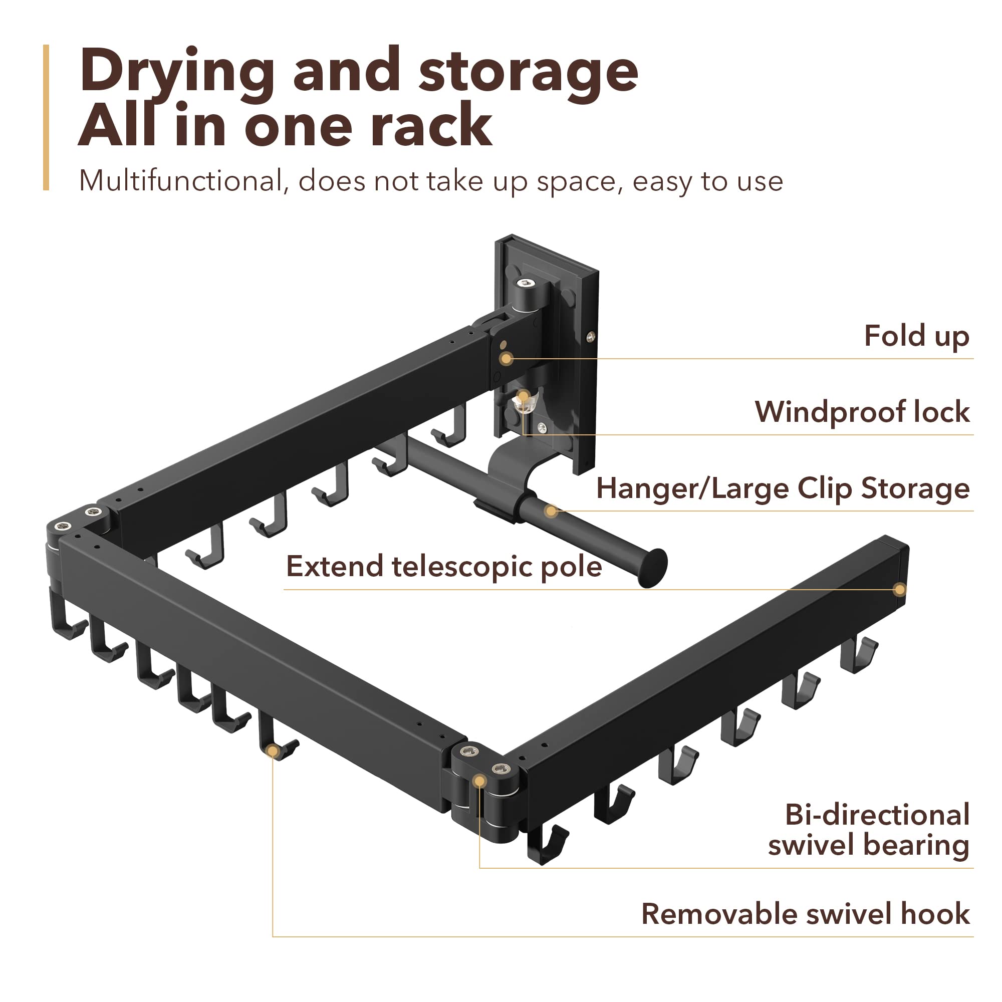 ZdwCyl punch-free installation on smooth walls like tiles.