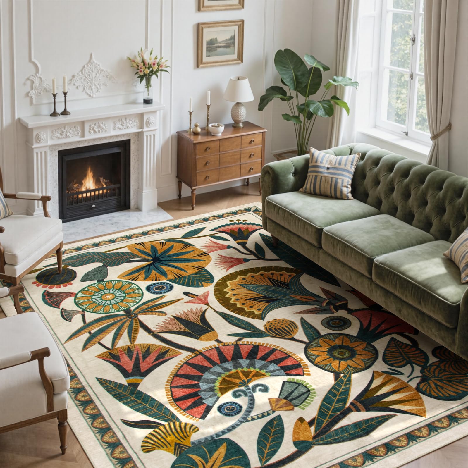 Zealude Beige 8x10 rug close-up texture for soft underfoot comfort.