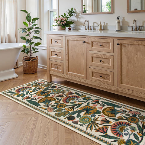Zealude foldable rug packs flat for storage and moves.