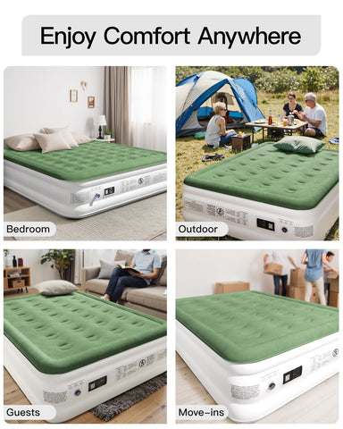 Zearna mattress anti-slip bottom maintains stability on floors.