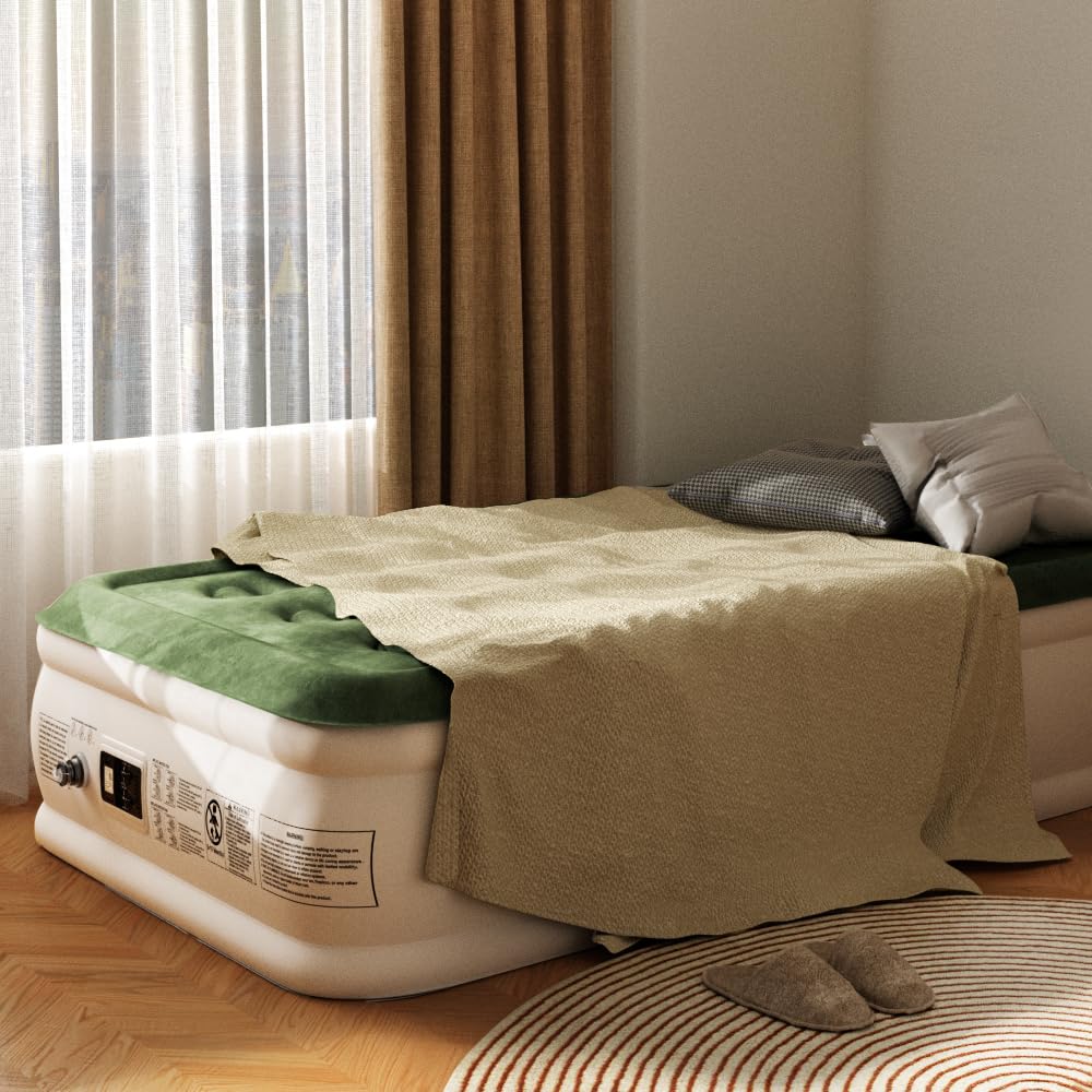 Zearna air mattress storage bag keeps it tidy when not in use.