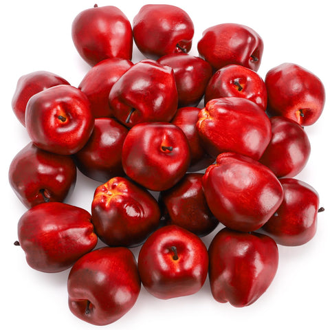 ZEAYEA artificial apples for home decor, long lasting and realistic.