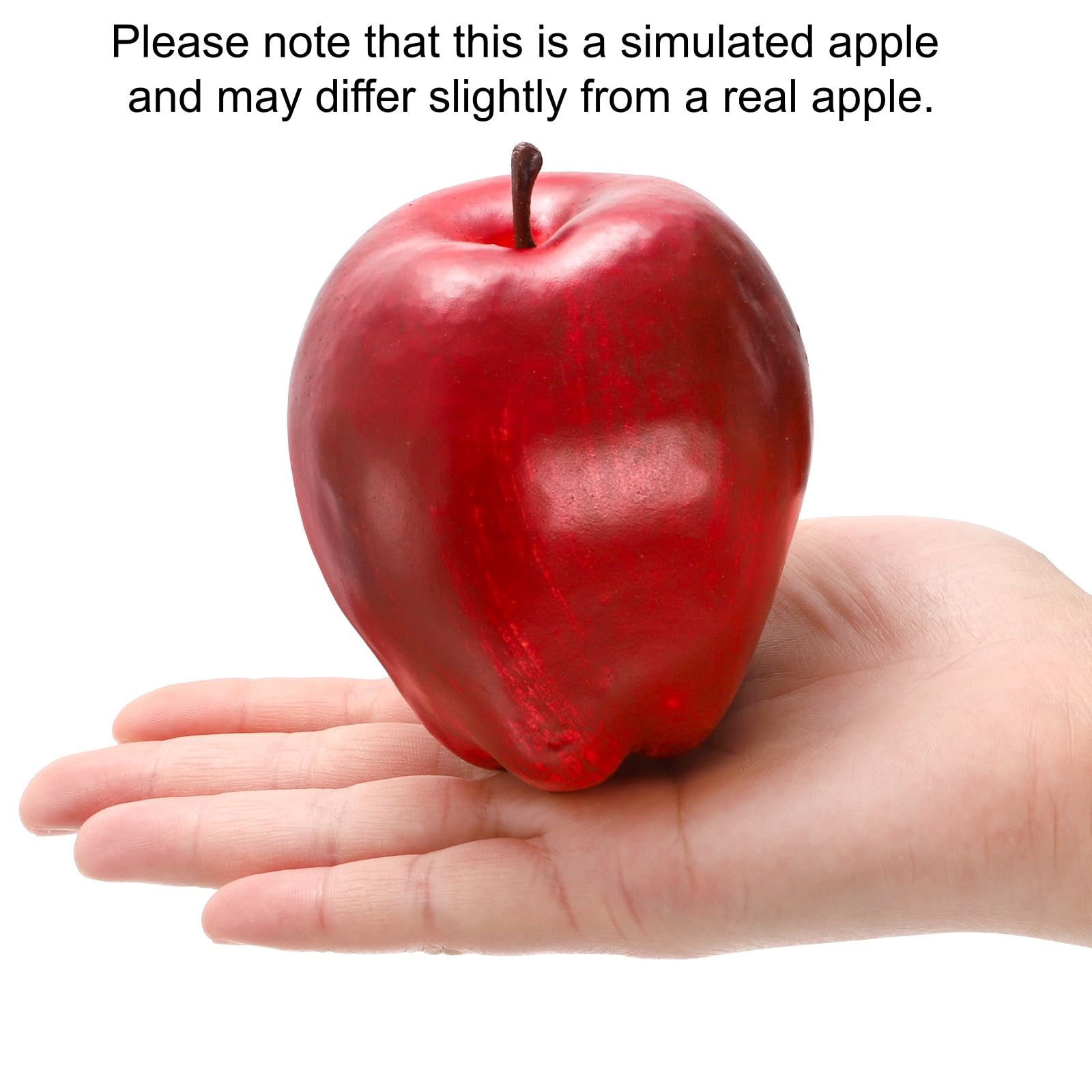 ZEAYEA faux apples add seasonal charm to Christmas and Thanksgiving setups.