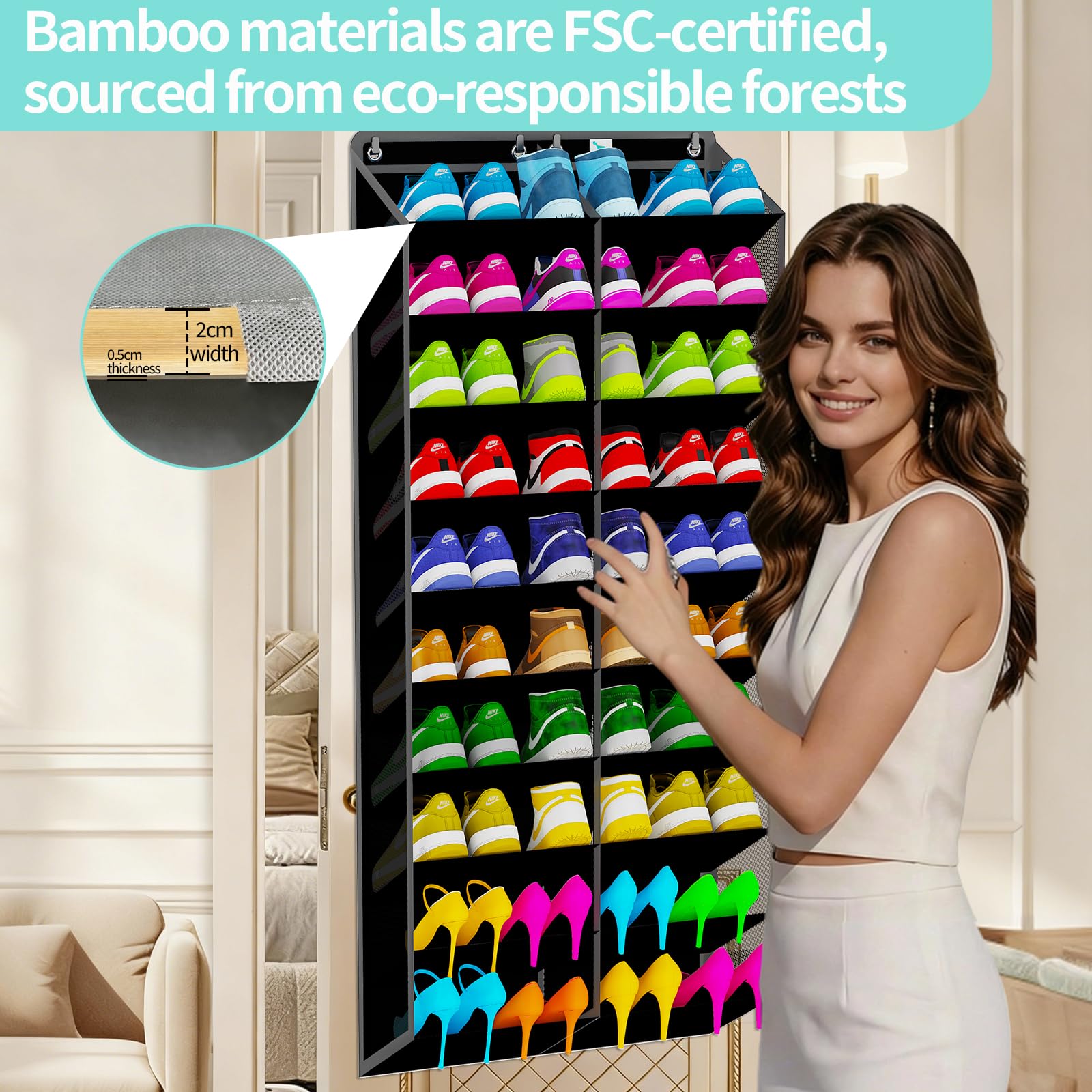 Zebricolo hexagonal mesh panels aid airflow and easy cleaning.