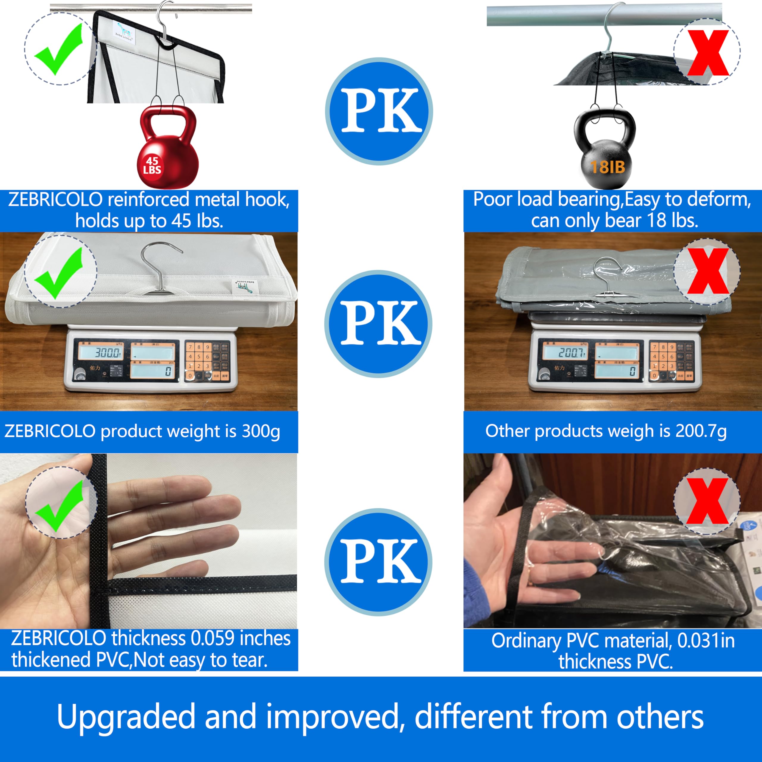 Zebricolo heavy-duty hook design supports multiple handbags with reliable load-bearing.