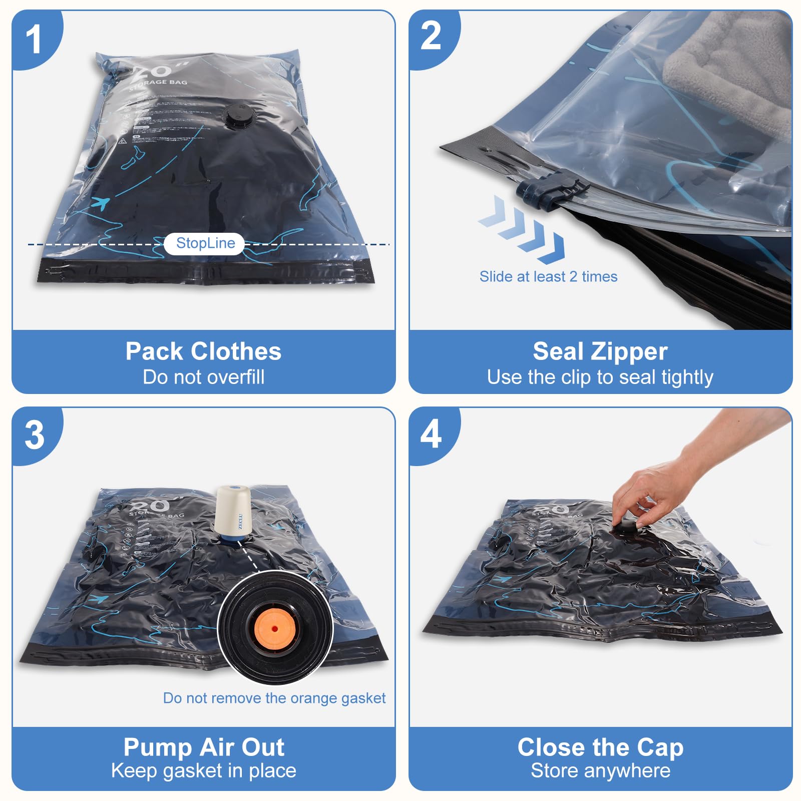 Zeclu all-in-one storage solution for home and travel.