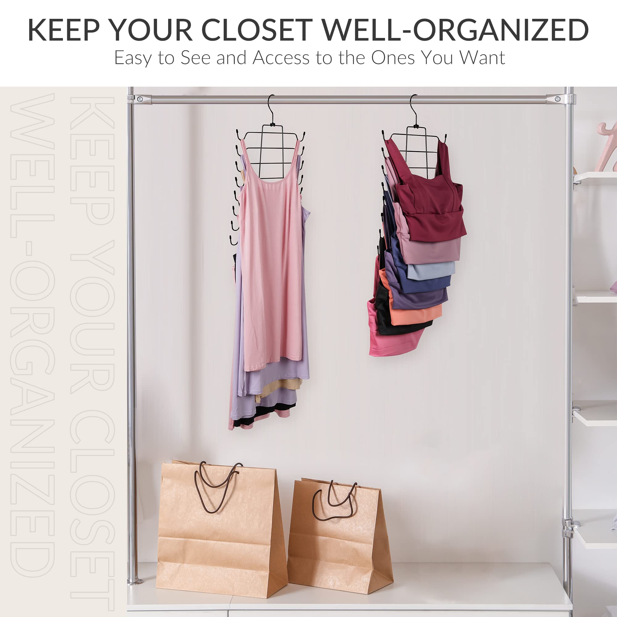 ZEDODIER multi-use hanger supports air-drying bras in the laundry room.