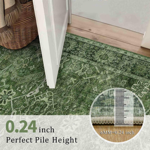 Zeeinx multi-purpose rug fits living rooms, bedrooms, hallways, and more.