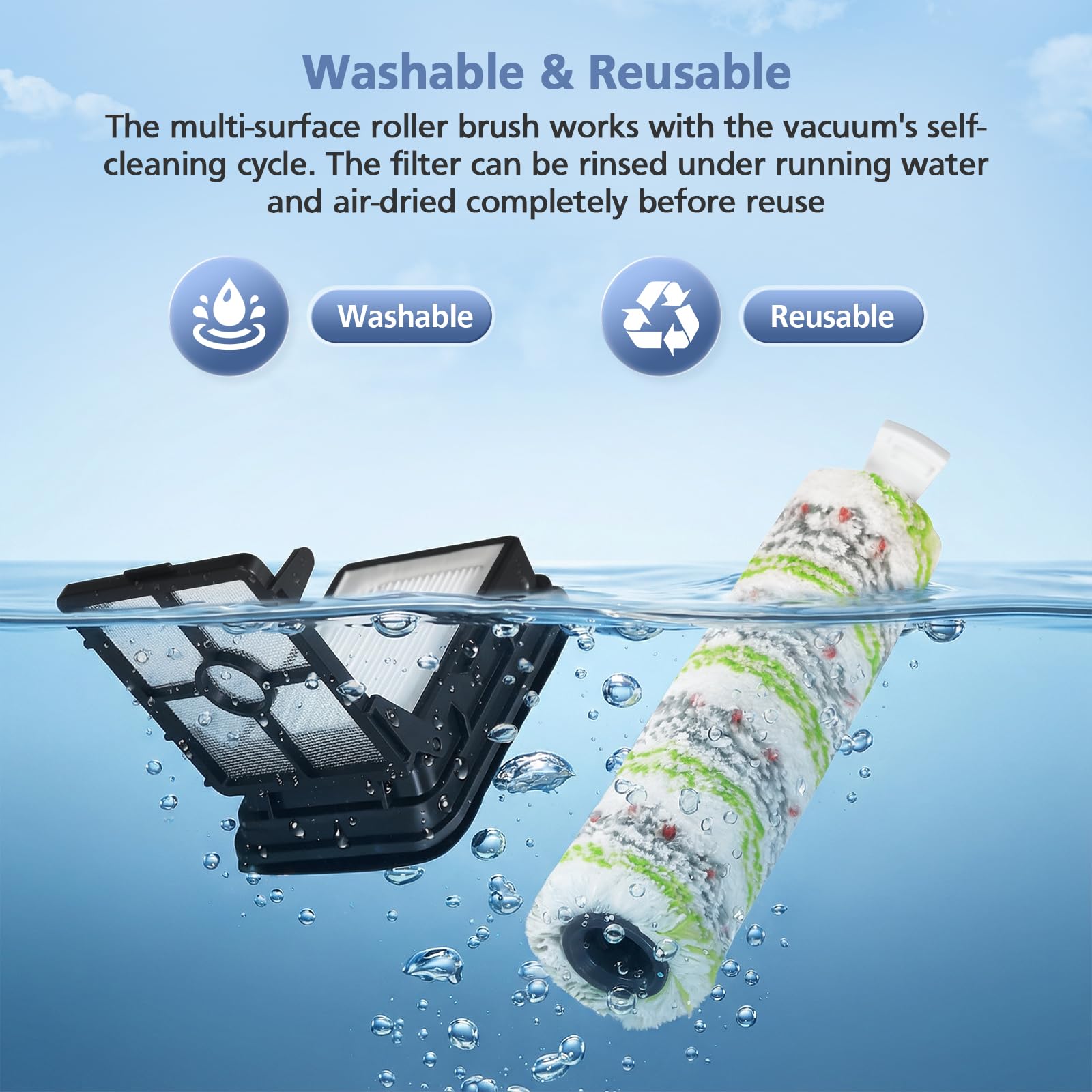 Zeekech premium brush roll uses nylon and microfiber blend