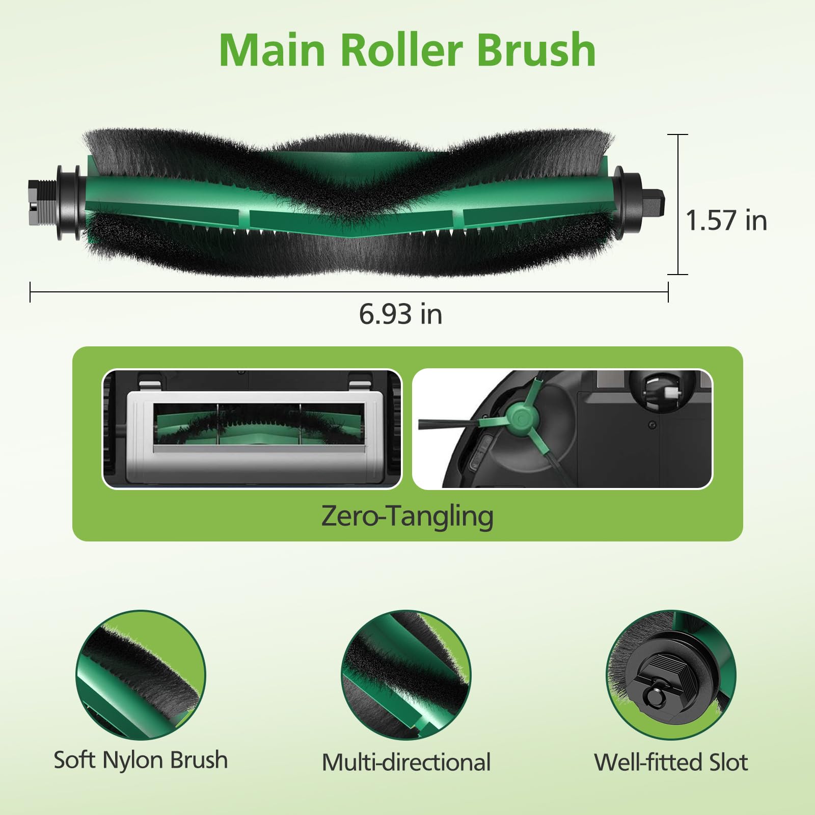 Zeekech Roomba dust bags containing debris for mess-free empties.