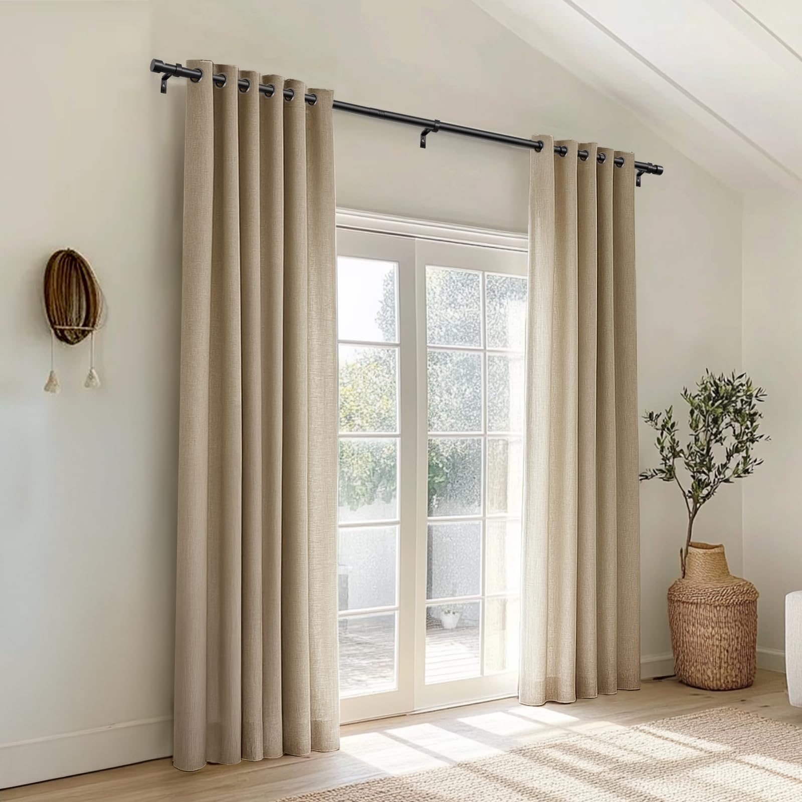Zeerobee curtain rod 0-8mm thickness enhances durability and reduces bending risk.