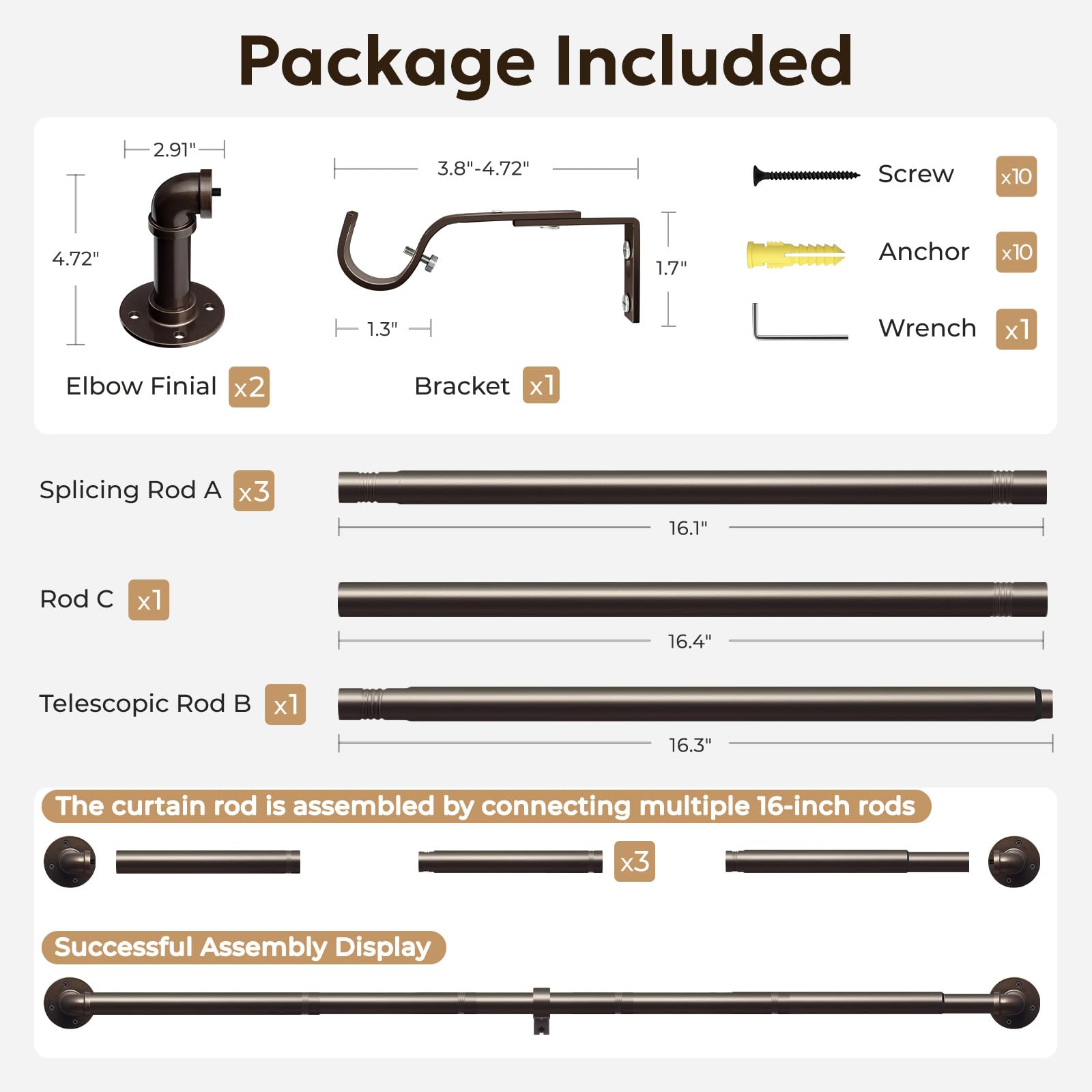 Zeerobee includes easy-assembly parts for quick installation