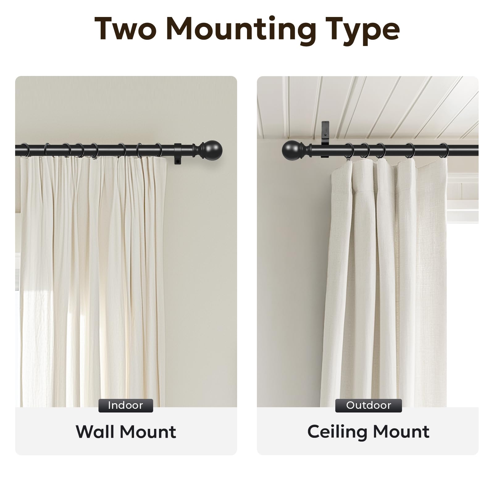 Zeerobee modern black finish complements contemporary decor styles.