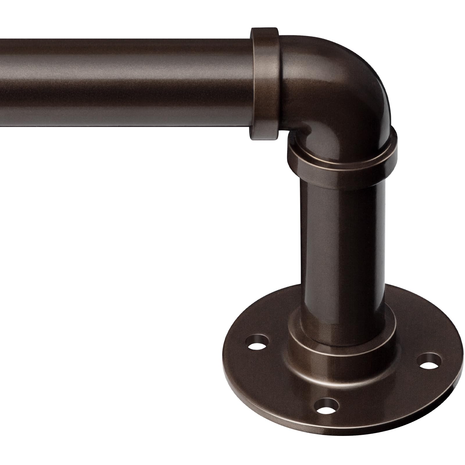 Zeerobee curtain rod wrap-around design for energy efficiency and light control.