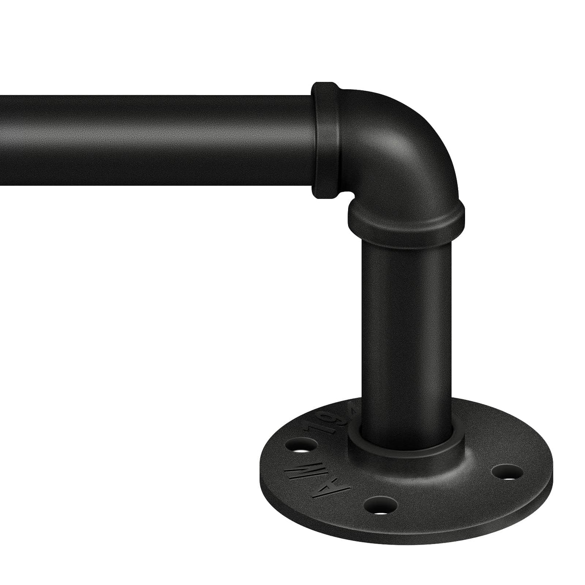 Zeerobee 1-inch curtain rod provides sturdy support for heavy drapes.