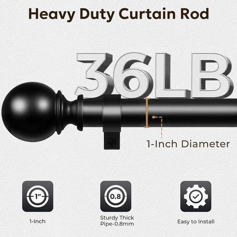 Zeerobee telescoping rod enables precise length adjustment to fit openings.