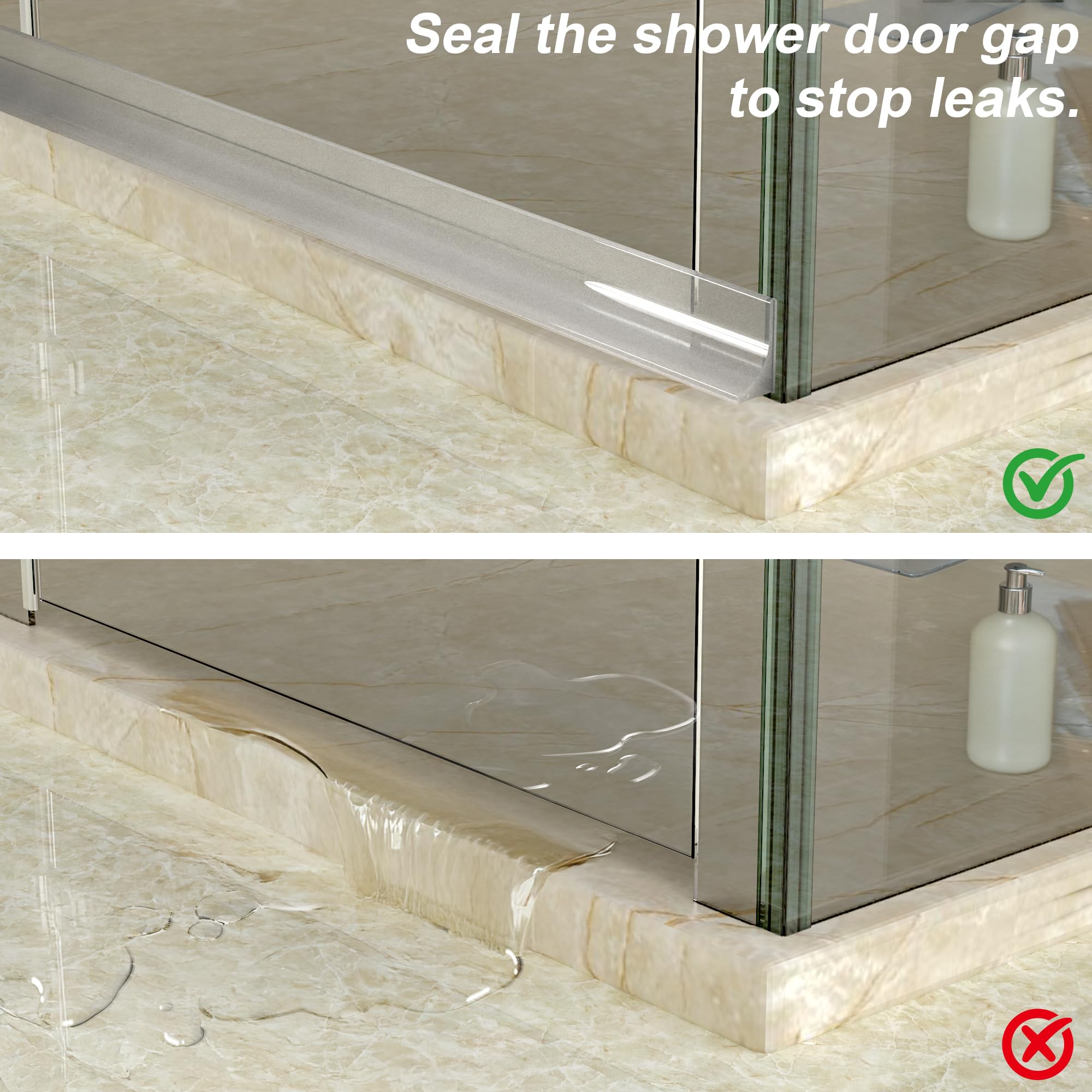 Zehiels silicone dam sealing edges for enhanced waterproofing with sealant.