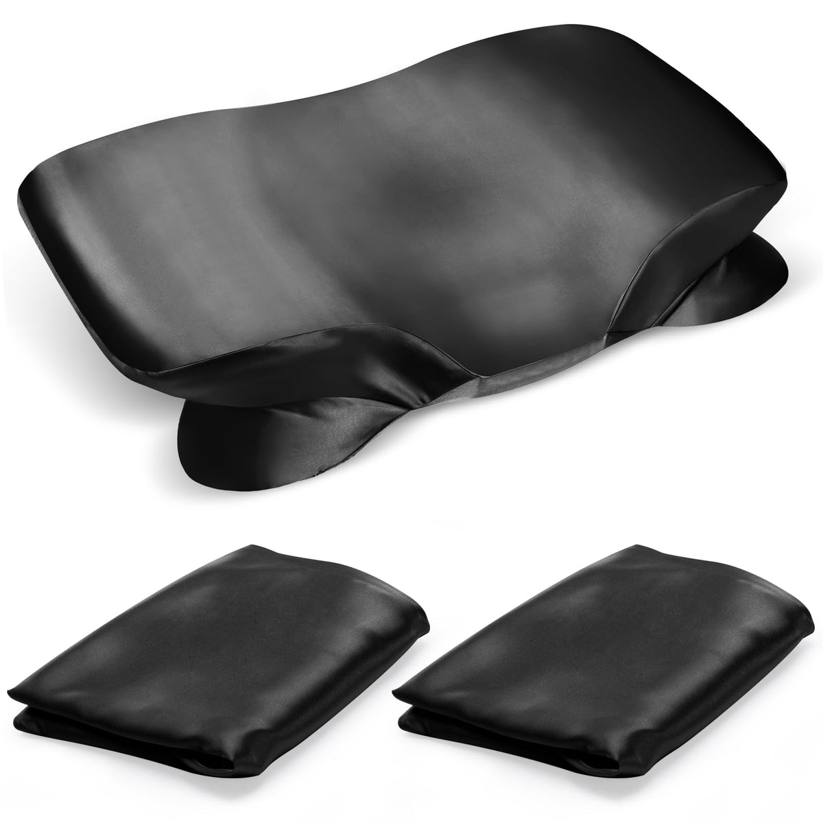 Zelimun satin pillowcase 2-pack protects hair and skin while sleeping.
