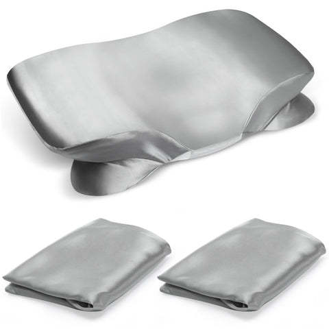Zelimun satin pillowcase for cervical pillow with a snug, secure fit