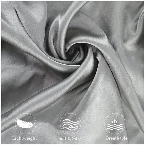 Zelimun satin pillowcase protecting hair and skin on contour pillow