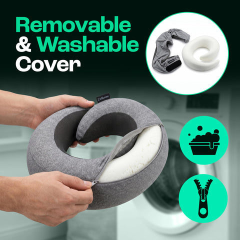 Zelkone car pillow doubles as versatile travel neck support.