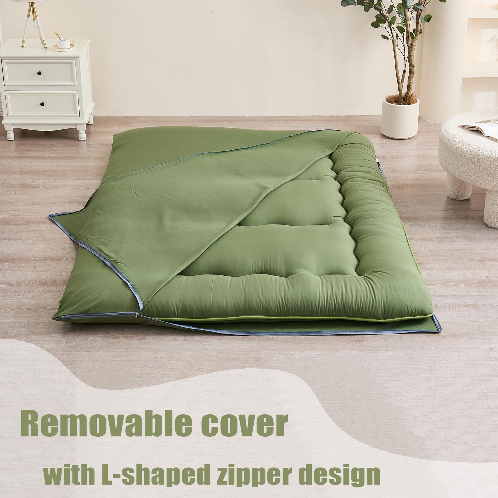 Zelladorra quilted surface ensures even weight distribution for comfort.