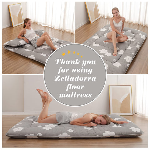 Zelladorra multi-use floor mattress ideal for camping and guests