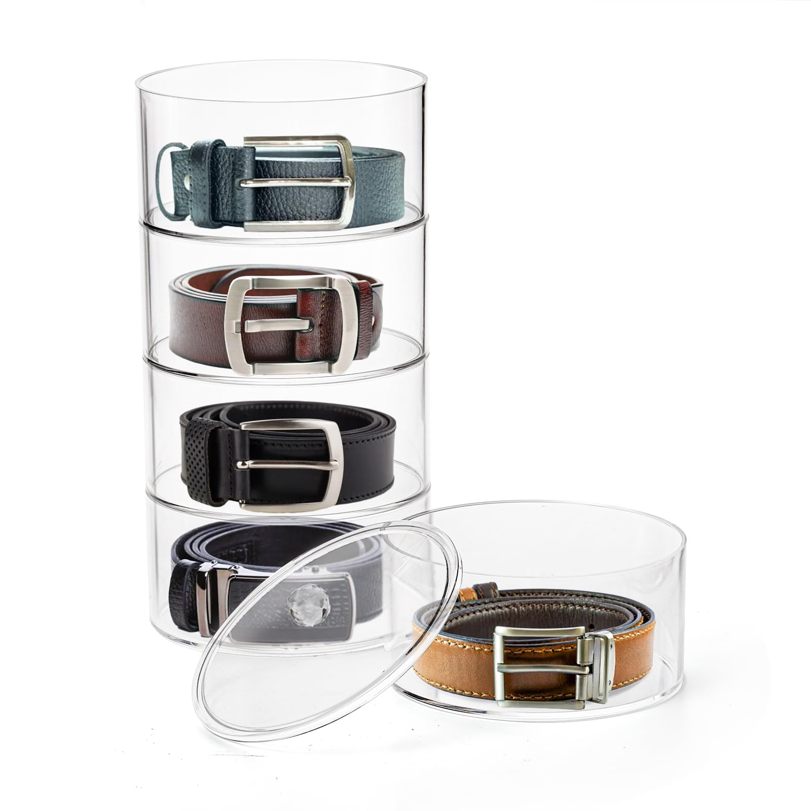 ZENFUN belt storage in dresser or closet for organized space