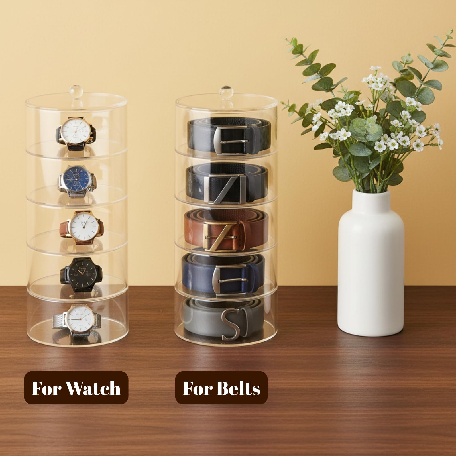 ZENFUN transparent compartments for vanity organization