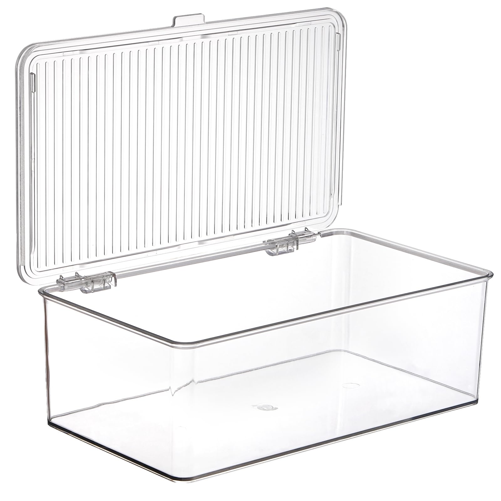 ZENFUN transparent makeup storage bin showing contents at a glance