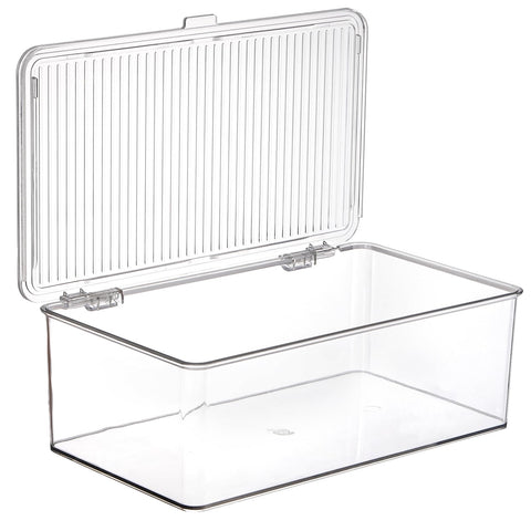 ZENFUN transparent makeup storage bin showing contents at a glance
