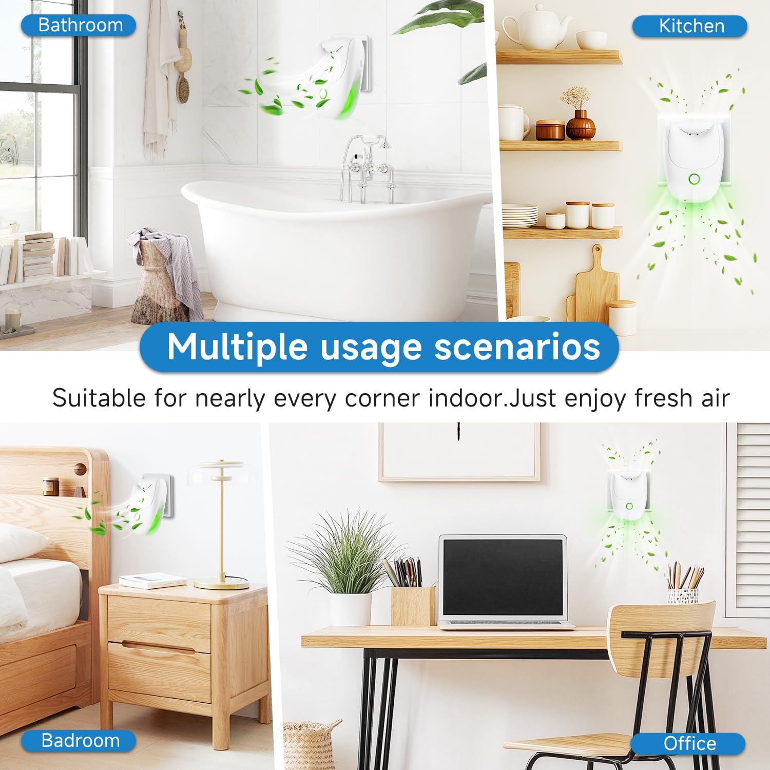 ZENNITHON home and office air purifier set