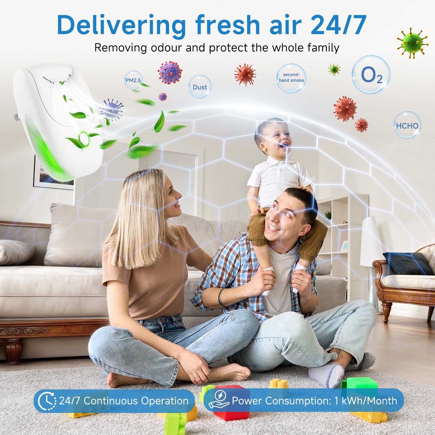 ZENNITHON compact purifier designed for small spaces