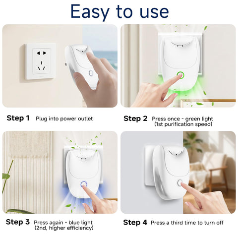 ZENNITHON small-space purifier reduces odors efficiently